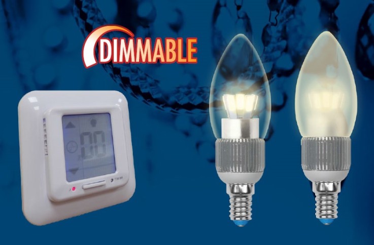 Диммируемые светодиодные лампы серии CRYSTAL Dimmable